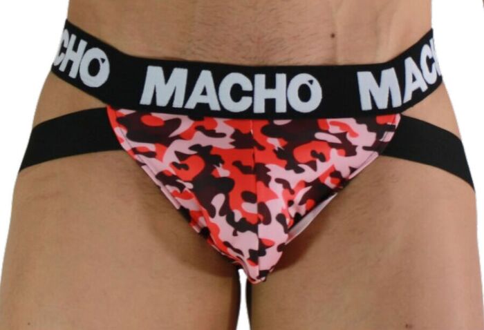 Jockstrap MACHO MX28MR Rot - Anatomischer Komfort