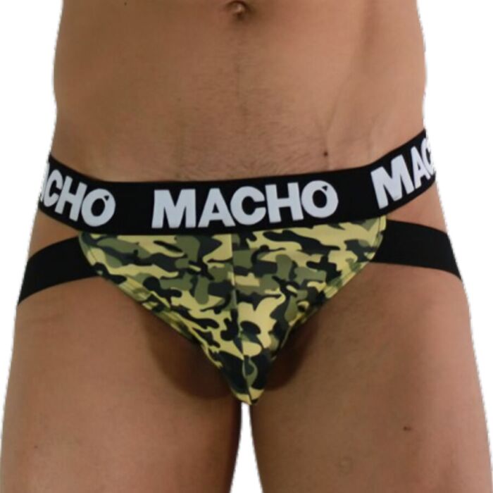 Jockstrap MACHO MX28MV Militär Grün – Stil & Komfort Jockstrap MACHO MX28MV Militär Grün – Stil & Komfort