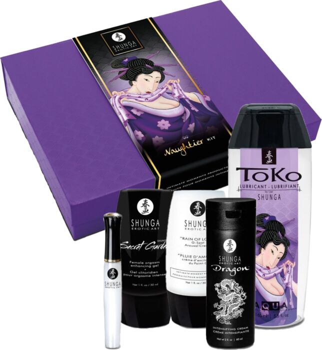 Shunga NAUGHTIER KIT – 5-teiliges Intimkosmetik-Set Shunga NAUGHTIER KIT – 5-teiliges Intimkosmetik-Set