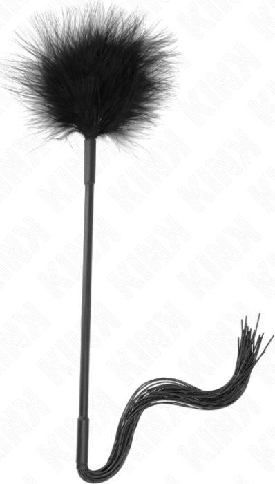 Látigo Silikon KINK 47 cm mit Federn für Spaß