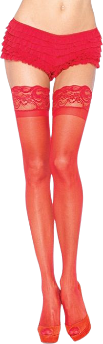 Verführerische Rote Strümpfe