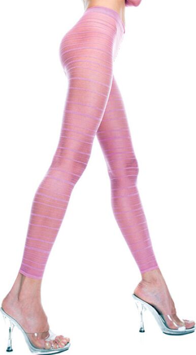 LEGGINS CON RAYAS VERTICALES FUCHSIA