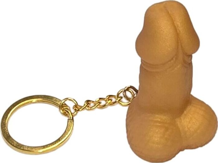 Lustspielzeug Diablo Picante Schlüsselanhänger Penis Gold