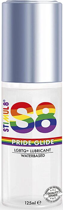 Lubricant STIMUL8 S8 Glide Pride 125ml - Extra Thick