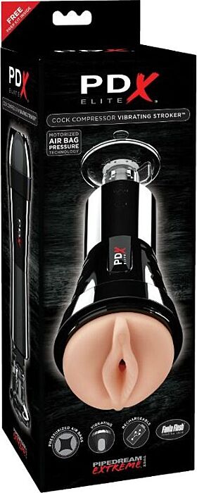 PDX ELITE Masturbator mit Airbag und Vibrator