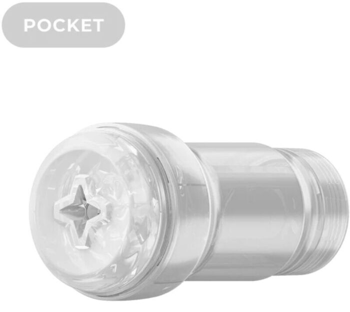 Masturbator KIIROO Feel Pocket Stroker transparent Sicht
