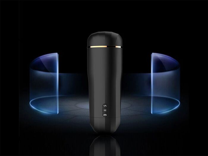 Masturbator SHEQU Snow mit Vibration & Sauger