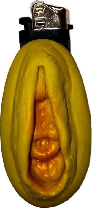Mechero Vagina Gold Diablo Picante - Lustiges Geschenk