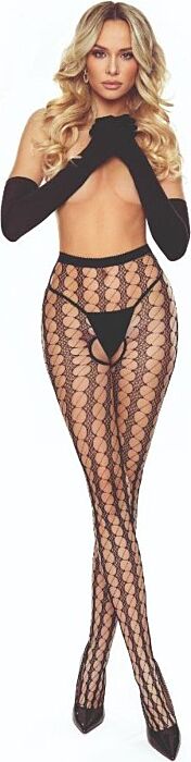 Medias PASSION TIOPEN 031 Crotchless Schwarz