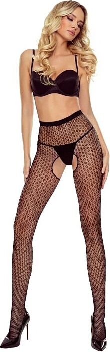 Medias PASSION TIOPEN 037 Crotchless Schwarz