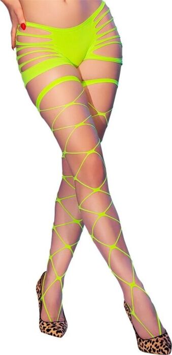 Medias Rejilla Chilirose CR 4867 Neon Grün Medias Rejilla Chilirose CR 4867 Neon Grün