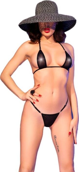 Bikini Chilirose CR 4840 Schwarz S/M - Eleganz pur