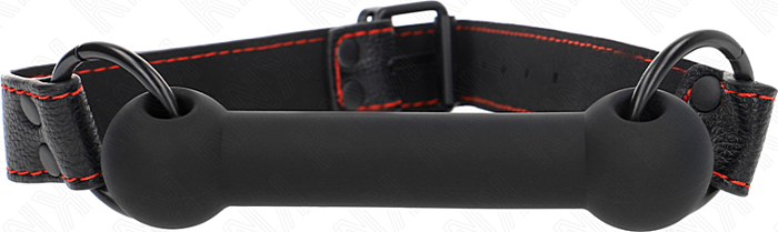 Mordaza KINK Hueso Schwarz Verstellbar