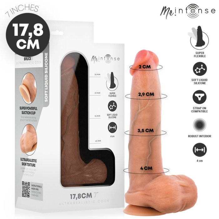 Dildo MR. INTENSE Bruce S mit Testikeln Dildo MR. INTENSE Bruce S mit Testikeln