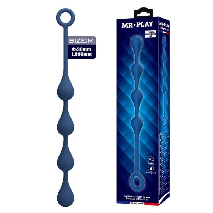 Anal Perlen MR PLAY 33 cm mit graduierter Stimulation Anal Perlen MR PLAY 33 cm mit graduierter Stimulation