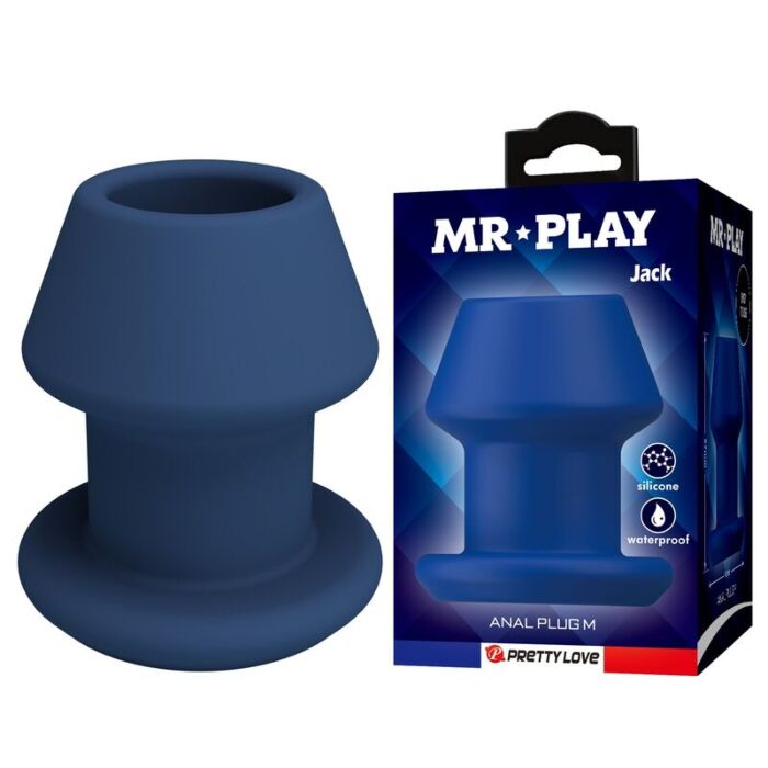 Hollow Anal Plug MR PLAY JACK Größe M mit offenem Design Hollow Anal Plug MR PLAY JACK Größe M mit offenem Design