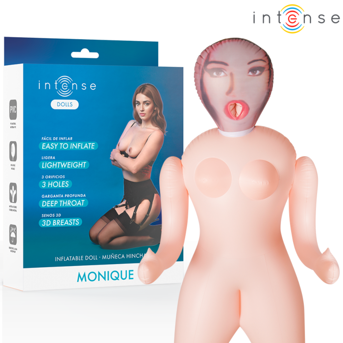 Muñeca hinchable Intense Dolls Monique mit 3 Orificios