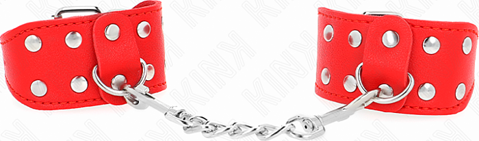 BDSM Münze KINK Rot Doppelte Nieten