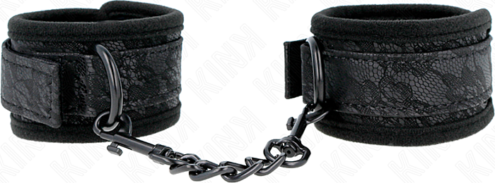 BDSM Handfesseln KINK Neopren Schwarz 20-29 cm BDSM Handfesseln KINK Neopren Schwarz 20-29 cm
