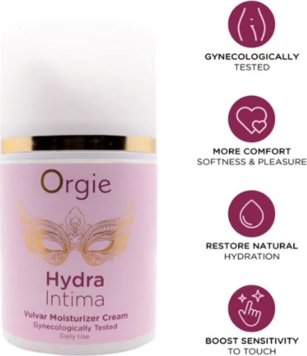 Tägliche Vulva-Feuchtigkeitscreme ORGIE Hydra Intima 50 ml
