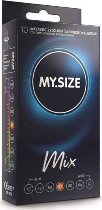 Pack Mix MySize 57mm - 10 Kondome