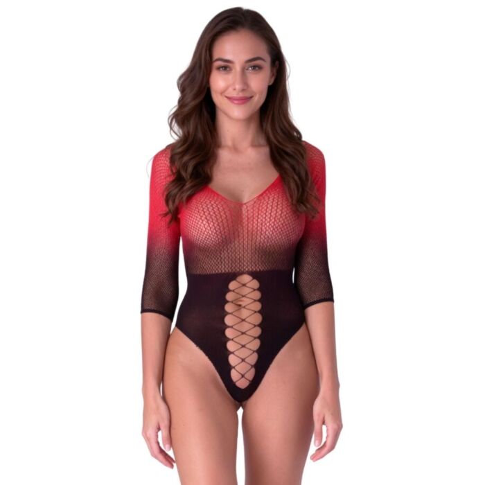 Bodystocking Passion BS118 mit 3/4 Ärmeln Bodystocking Passion BS118 mit 3/4 Ärmeln