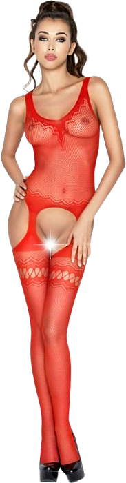 Leidenschaftliches rotes Bodystocking