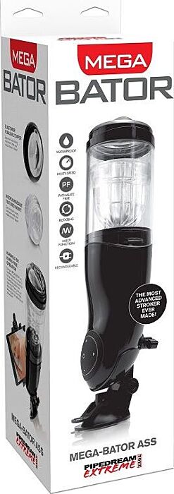 PDX mega Bator schwarz usb Jahr männlicher Masturbator