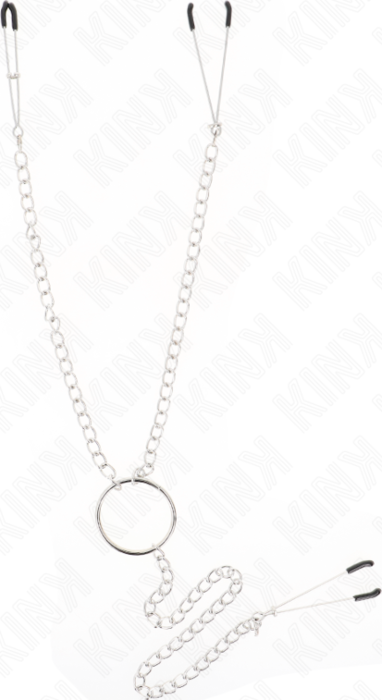 Pinzas für Pezonen KINK NIPPLE GRIP 30 cm mit Kette