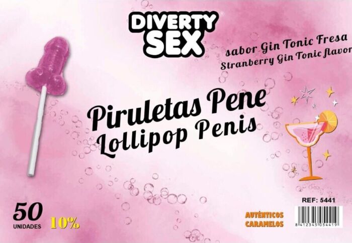 Pirulette Diablo Goloso Gin Tonic Fresa Pirulette Diablo Goloso Gin Tonic Fresa