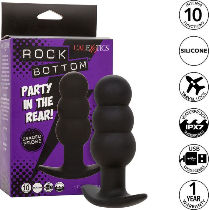 Analplug CalExotics Rock Bottom 10 Vibrationen Analplug CalExotics Rock Bottom 10 Vibrationen