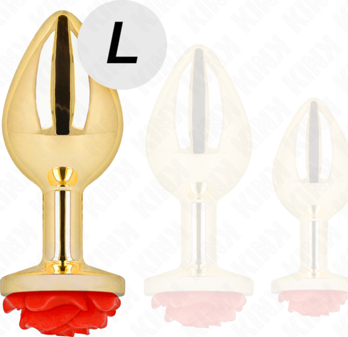 Anal Plug KINK Rosa Rot L Eleganz pur Anal Plug KINK Rosa Rot L Eleganz pur