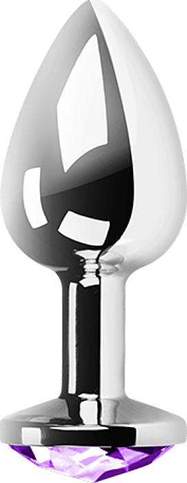 Mini Lila: Metall Analplug