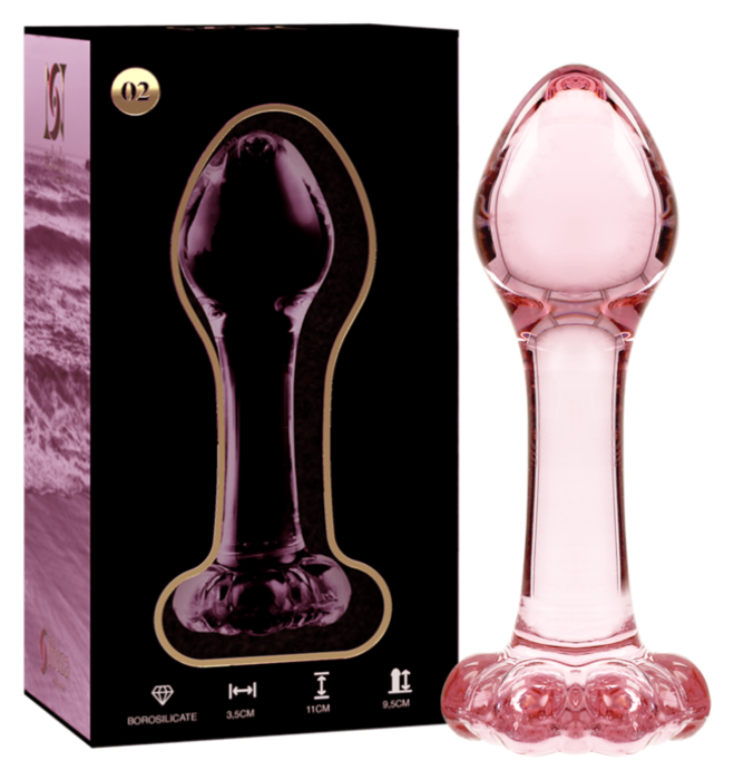 Analplug NEBULA SERIES BY IBIZA Modell 2 aus Borosilikatglas