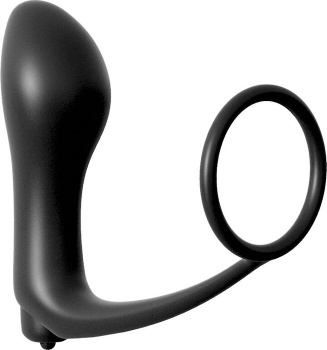 Plugs Vibration Analring für schwarz Penis
