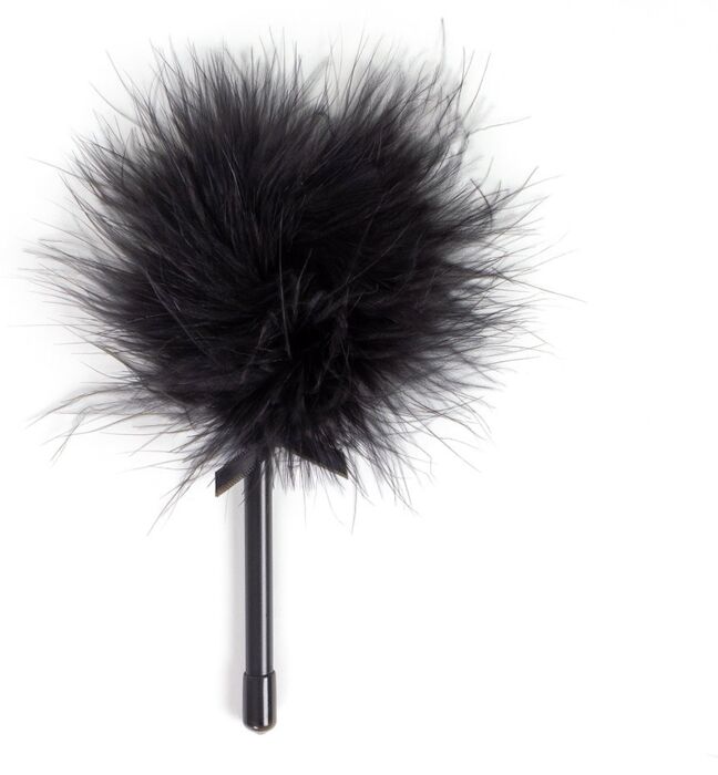 Tickler SECRETPLAY Mini Black Duster für zarte Stimulation