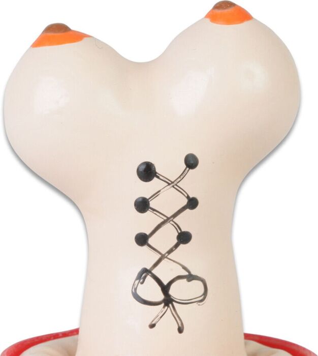 Präsentationsartikel CONDOMERIE Pechos Handbemalt