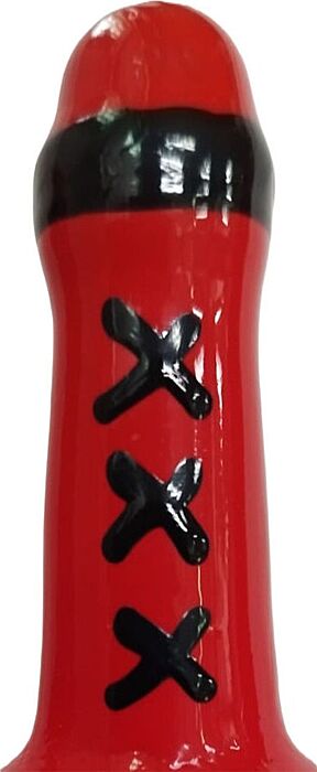 Preservativo CONDOMERIE Amsterdam Rot Handgemalt Preservativo CONDOMERIE Amsterdam Rot Handgemalt