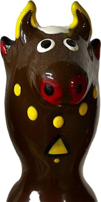 Preservativo CONDOMERIE Toro Negro Handgemalt