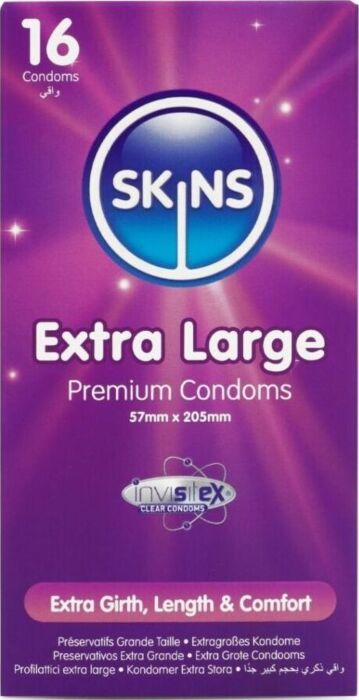 SKINS XL Premium Kondome - Extra Komfort & Sicherheit