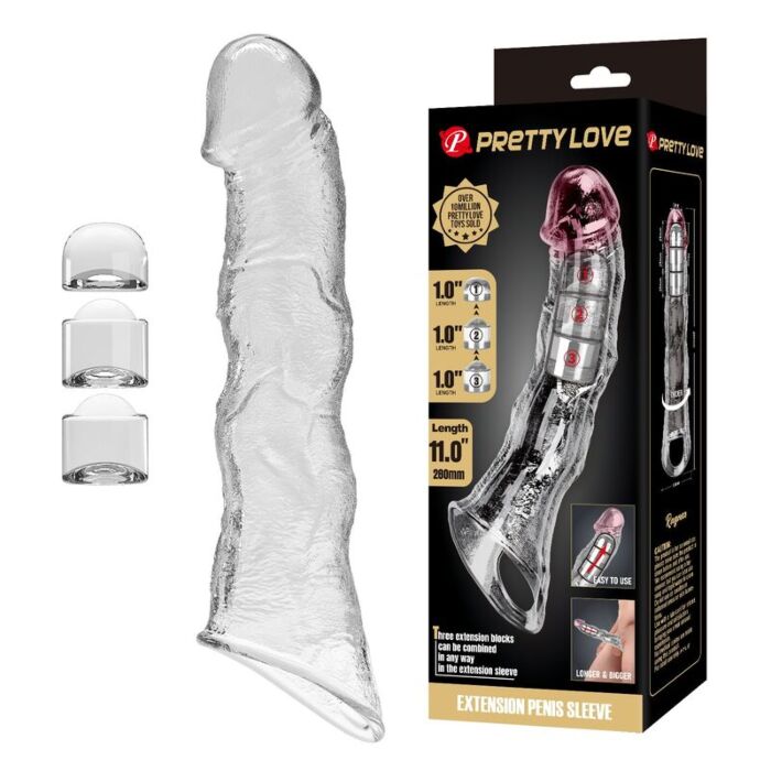 FOR HIM PRETTY LOVE Verstellbare Verlängerungshülle FOR HIM PRETTY LOVE Verstellbare Verlängerungshülle