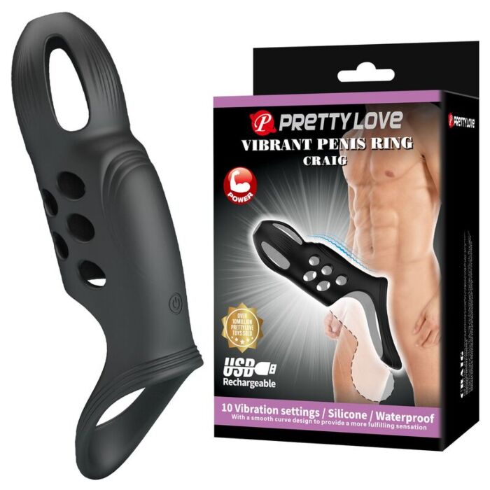 PRETTY LOVE CRAIG Wiederaufladbarer Vibrationsring PRETTY LOVE CRAIG Wiederaufladbarer Vibrationsring
