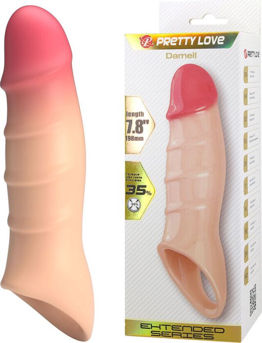 Hülle für Penis Pretty Love Darnell mit realistischer Wirkung