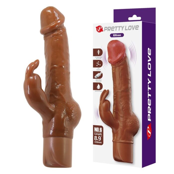 HIGH TECH ELLISON Realistischer Rabbit-Vibrator