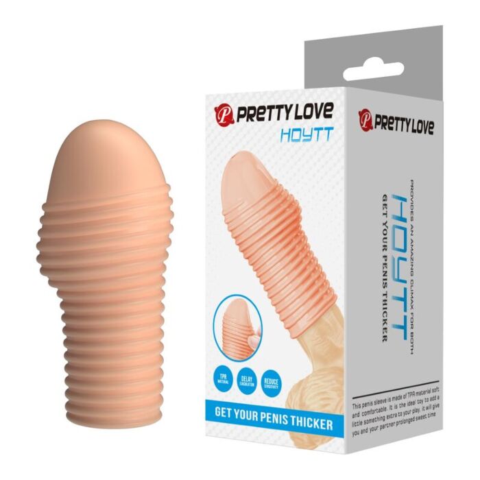 Penis Sleeve FOR HIM HOTTT mit texturiertem Design Penis Sleeve FOR HIM HOTTT mit texturiertem Design