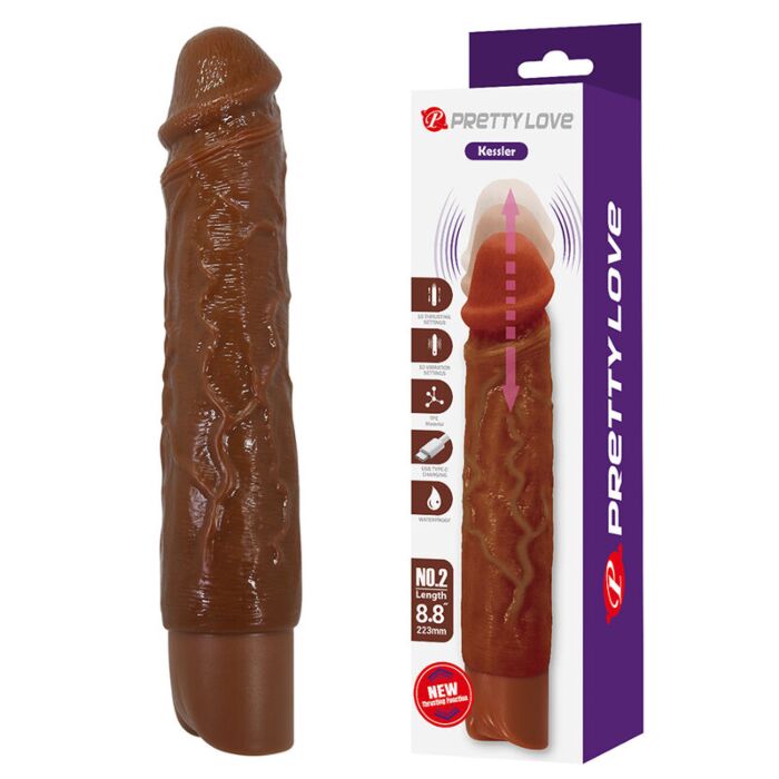 KESSLER Realistischer Vibrator mit Stoßfunktion KESSLER Realistischer Vibrator mit Stoßfunktion