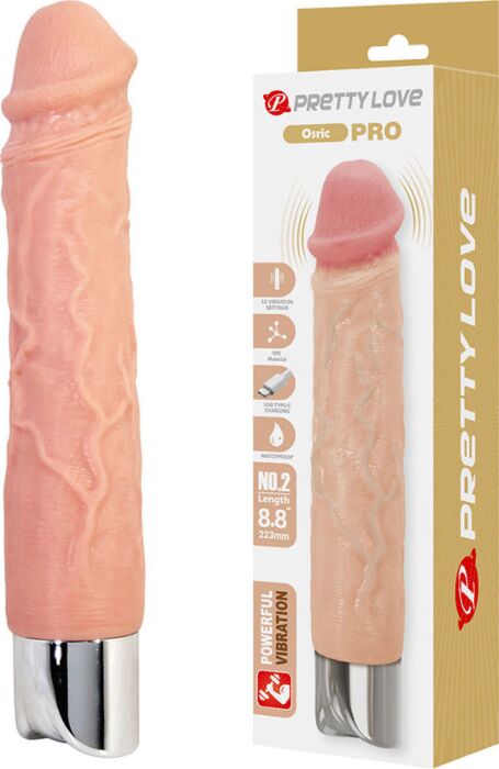 Realistischer Vibrator PRETTY LOVE OSRIC PRO mit 10 Funktionen