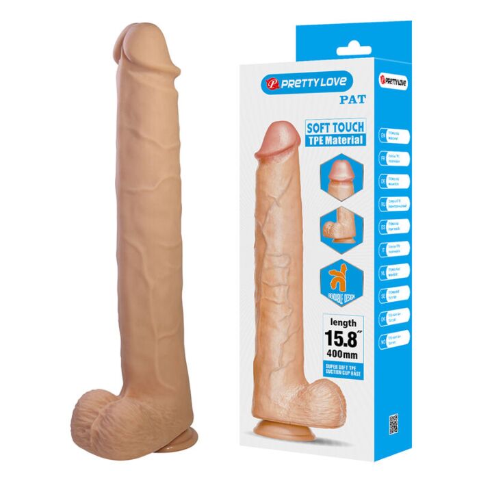DILDOS PAT Flexibler realistischer Dildo mit Saugnapf DILDOS PAT Flexibler realistischer Dildo mit Saugnapf