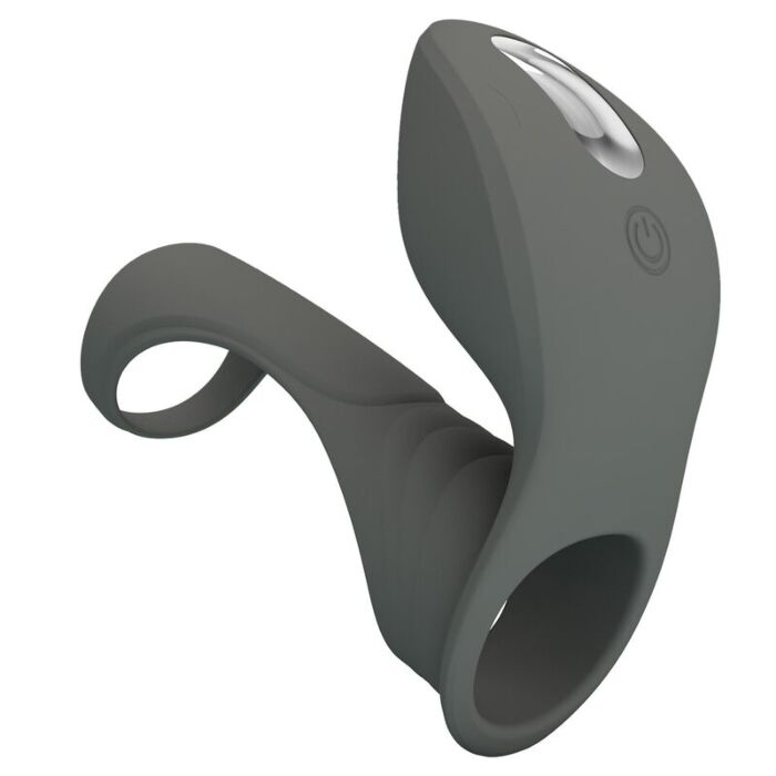 FOR HIM PRETTY LOVE Wiederaufladbarer Vibrationsring mit Doppelstimulator FOR HIM PRETTY LOVE Wiederaufladbarer Vibrationsring mit Doppelstimulator