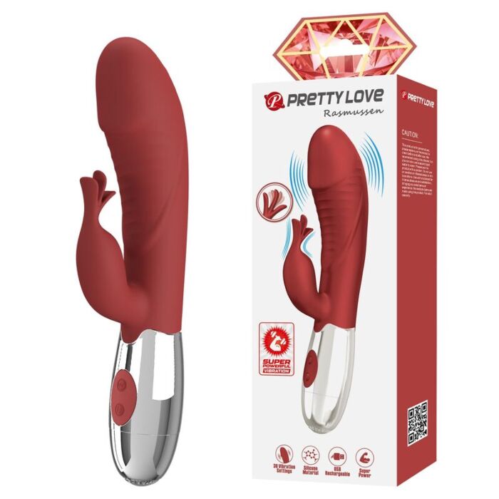 HIGH TECH PRETTY LOVE Rosewood Rabbit-Vibrator HIGH TECH PRETTY LOVE Rosewood Rabbit-Vibrator